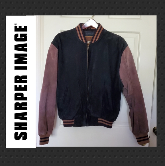 Sharper Image Other - Vintage Sharper Image Suede Leather Jacket S